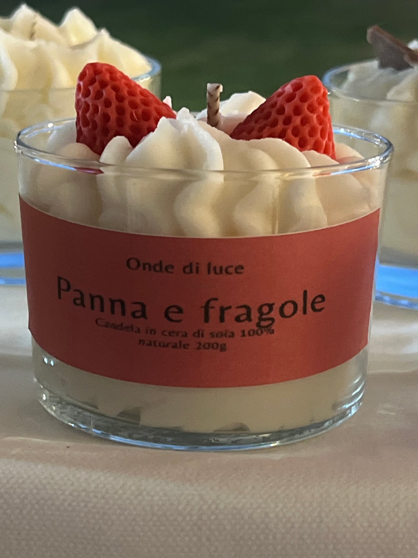 Panna e fragole