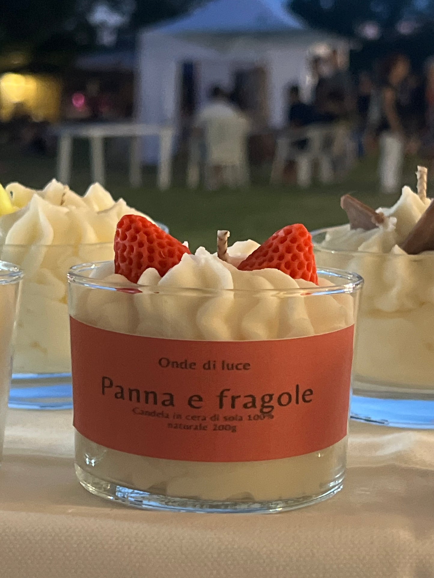 Panna e fragole