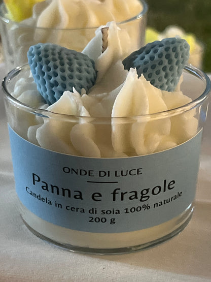 Panna e fragole