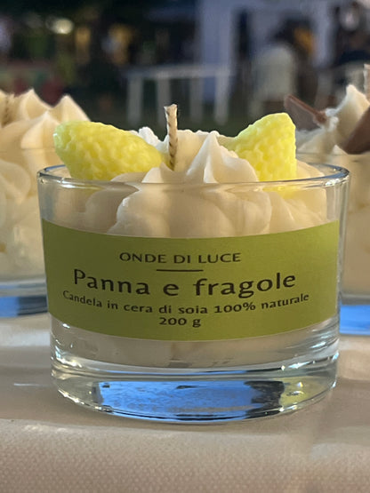 Panna e fragole