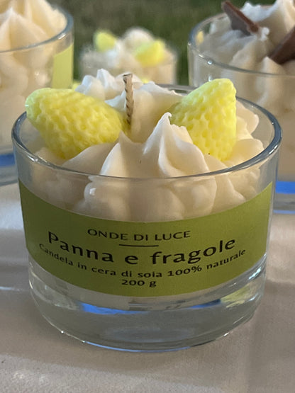 Panna e fragole